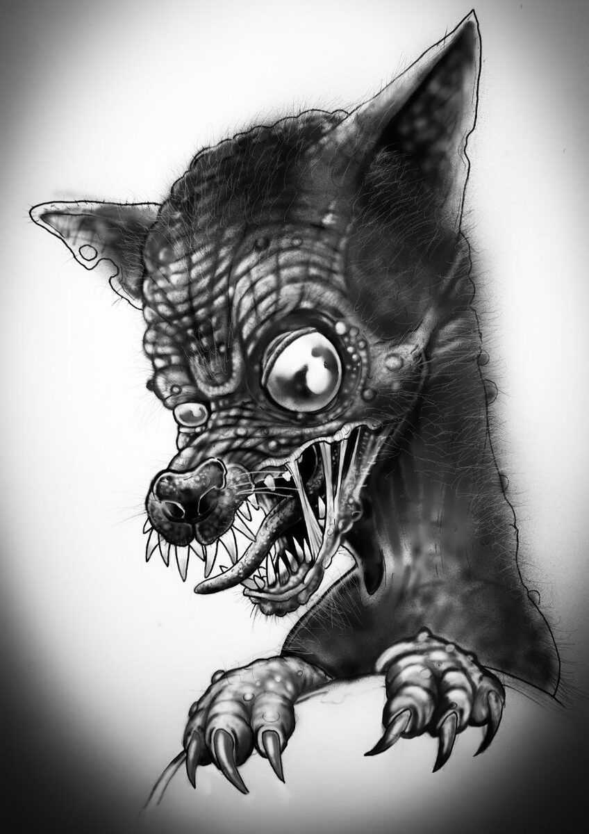 Creature Concept Art - Satanic Garage Management
