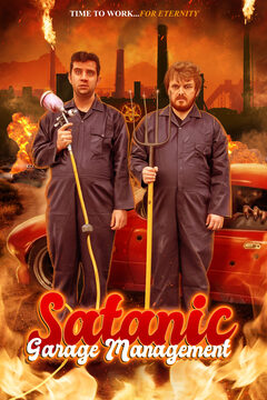 The official Satanic Garage Management poster &ndash; Time to Work... For Eternity