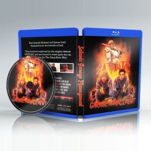 Satanic Garage Management Blu-Ray case and disc